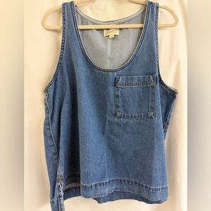 Blue Denim Relaxed  Women’s Tank